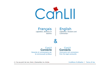 Tablet Screenshot of canlii.org